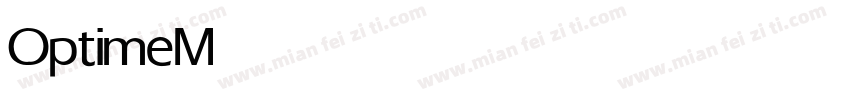 Optime Medium字体转换
